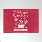 Tasty Hot Chocolate Red Welcome Mat Gallery Image 1