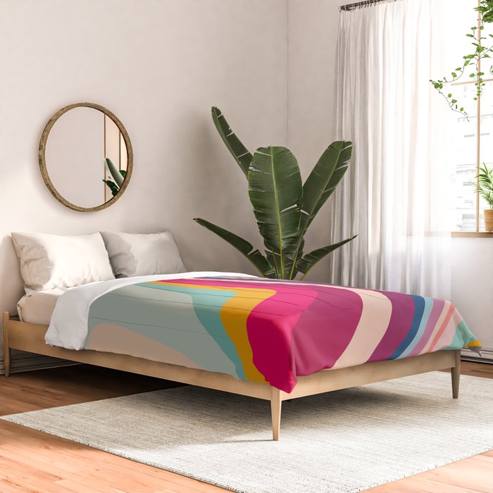 Boho Fluid Abstract Comforter Gallery Image 2