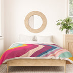 Boho Fluid Abstract Duvet Cover Gallery Image 3