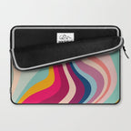 Boho Fluid Abstract Laptop Sleeve Gallery Image 2