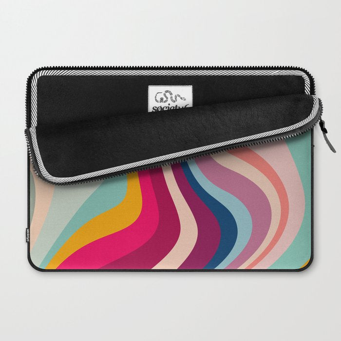 Boho Fluid Abstract Laptop Sleeve Gallery Image 2