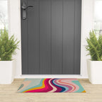 Boho Fluid Abstract Welcome Mat Gallery Image 3