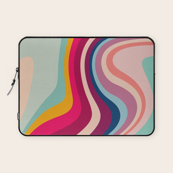 Boho Fluid Abstract Laptop Sleeve Gallery Image 1