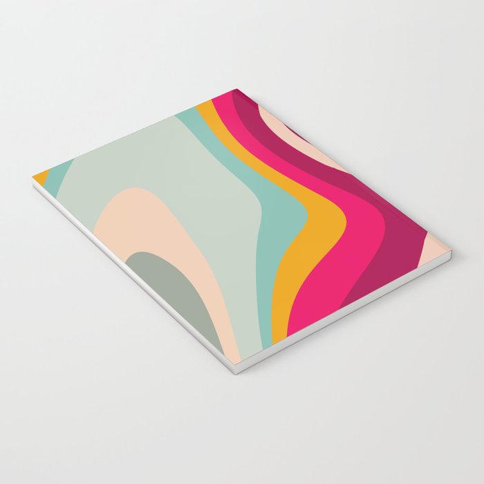 Boho Fluid Abstract Notebook Gallery Image 3