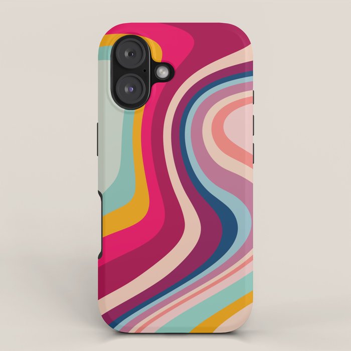Boho Fluid Abstract iPhone Case Gallery Image 1