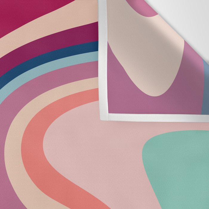 Boho Fluid Abstract Wall Tapestry Gallery Image 3