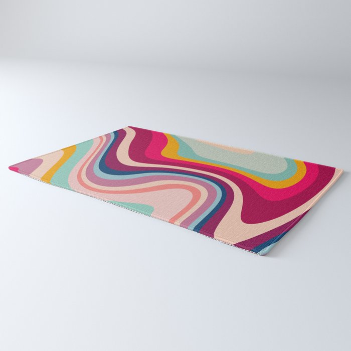 Boho Fluid Abstract Rug Gallery Image 3