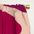 Boho Fluid Abstract Window Curtain Gallery Image 2