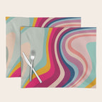 Boho Fluid Abstract Placemat Gallery Image 1
