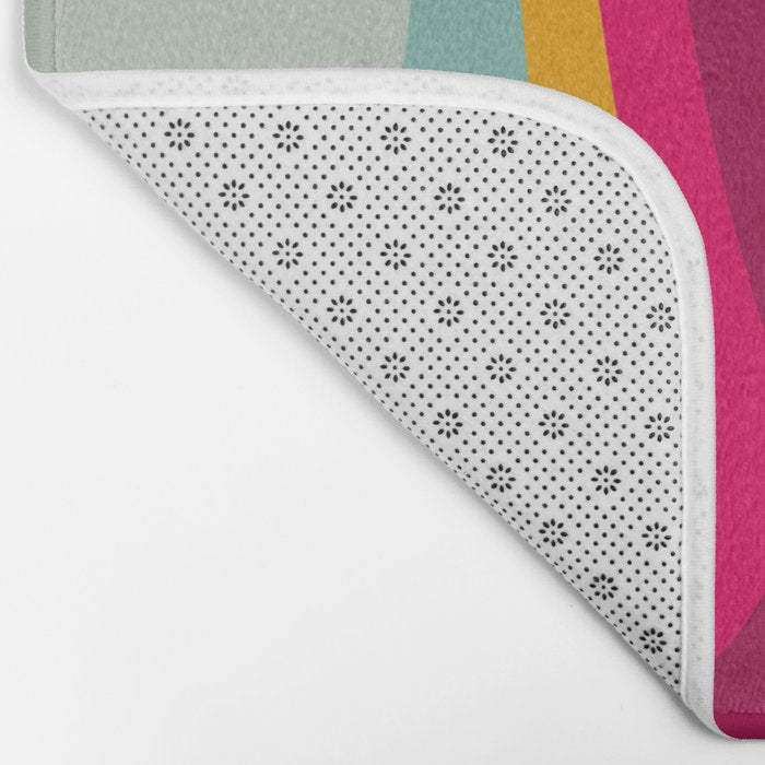 Boho Fluid Abstract Bath Mat Gallery Image 2
