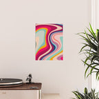 Boho Fluid Abstract Poster Gallery Image 2