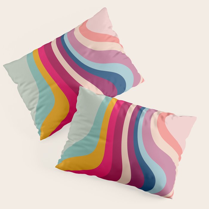 Boho Fluid Abstract Pillow Sham Gallery Image 1