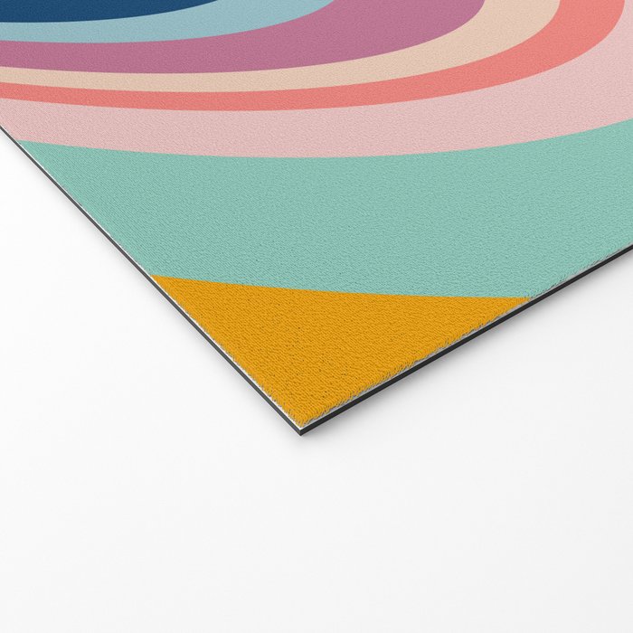 Boho Fluid Abstract Welcome Mat Gallery Image 2