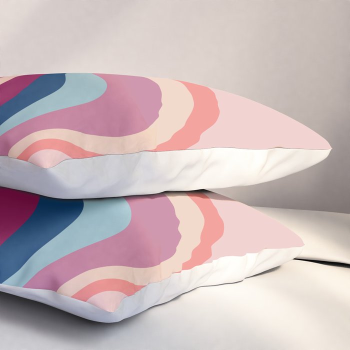 Boho Fluid Abstract Pillow Sham Gallery Image 3