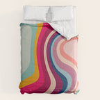 Boho Fluid Abstract Comforter Gallery Image 6