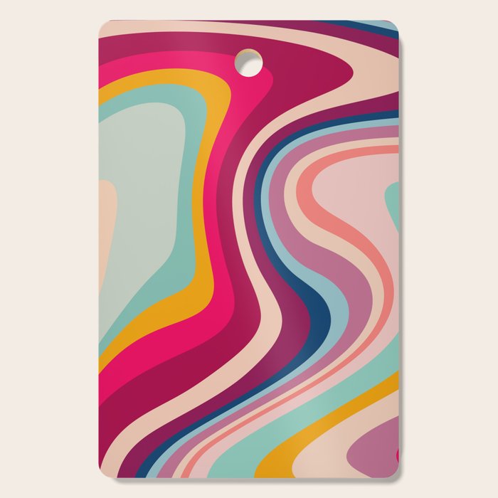 Boho Fluid Abstract Cutting Board Gallery Image 1