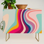 Boho Fluid Abstract Credenza Gallery Image 1