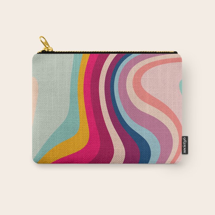 Boho Fluid Abstract Carry All Pouch Gallery Image 1