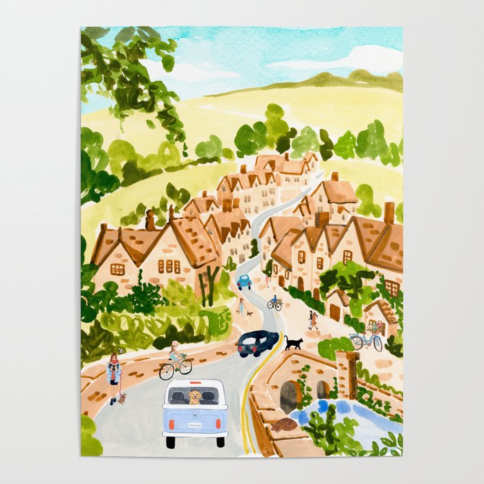 Cotswolds England Poster Gallery Image 1