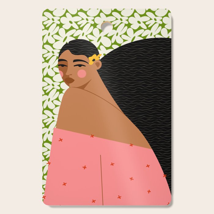 Tropical Chic - Portrait Cutting Board Gallery Image 1