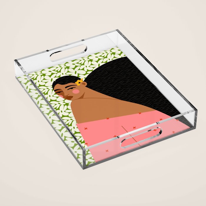 Tropical Chic - Portrait Acrylic Tray Gallery Image 1