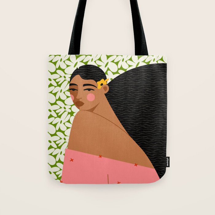 Tropical Chic - Portrait Tote Bag Gallery Image 1