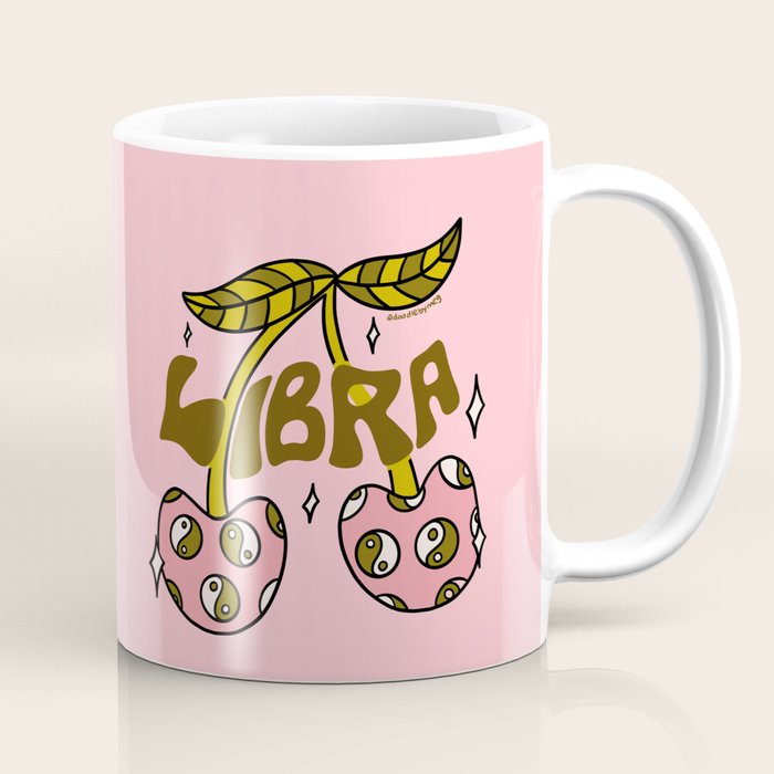 Libra Cherries Coffee Mug Gallery Image 1