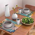 Nature forest mountain landscape art Placemat Gallery Image 2