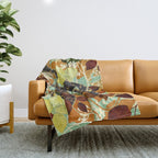 Fall Serpent Garden Throw Blanket Gallery Image 1
