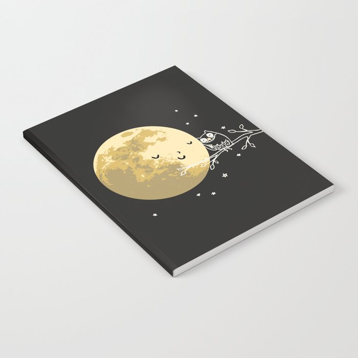 Owl and Moon Notebook Gallery Image 1