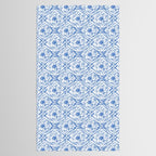 Floral pleasure pattern BW Tablecloth Gallery Image 2