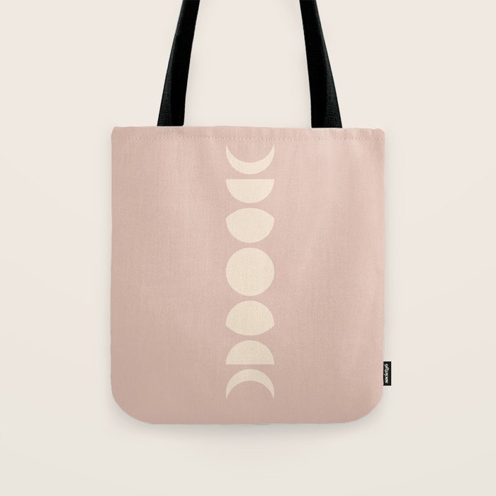 Minimal Moon Phases IV Tote Bag Gallery Image 1