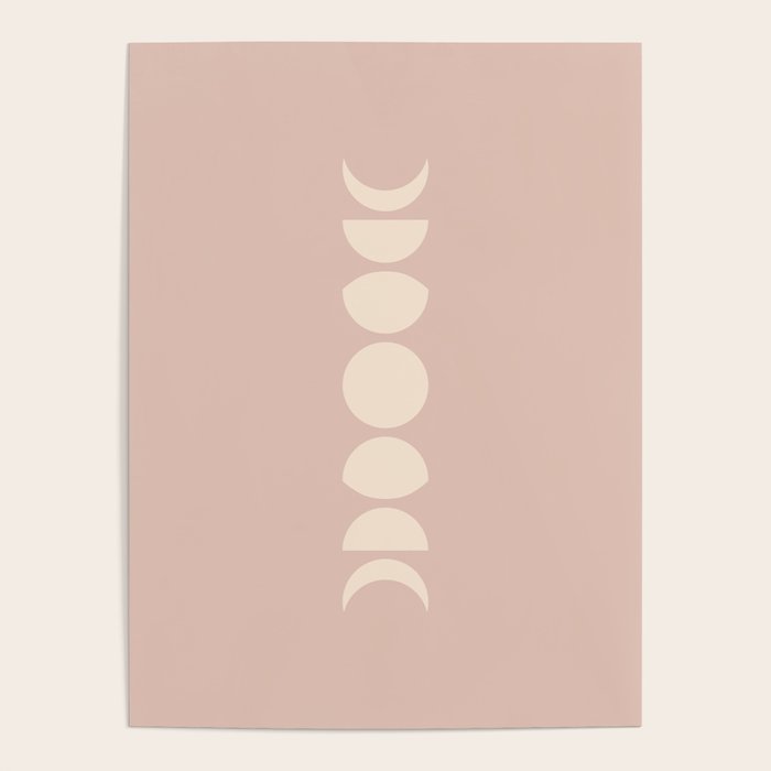 Minimal Moon Phases IV Poster Gallery Image 1