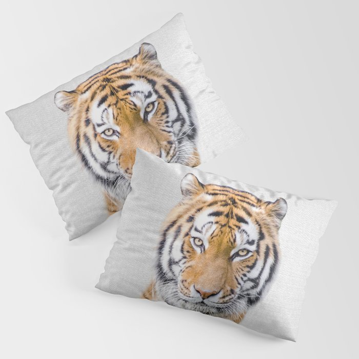 Tiger - Colorful Pillow Sham Gallery Image 1