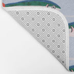 Large Sardines Pattern Bath Mat Gallery Image 2