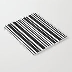 Classic Stripes XLI - Black and White Notebook Gallery Image 2
