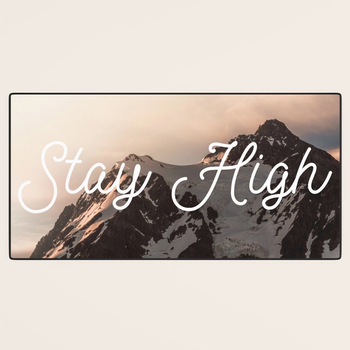 Stay High - Mt Shuksan Desk Mat Gallery Image 3