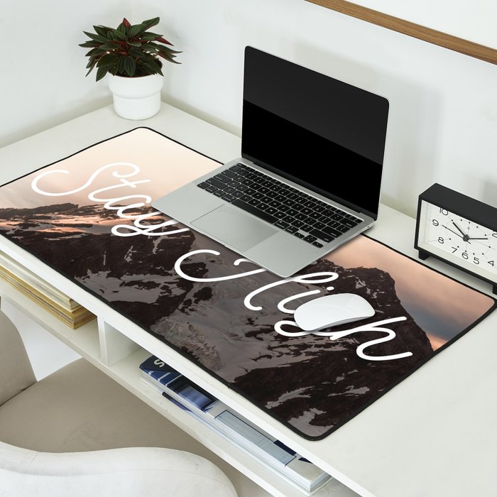 Stay High - Mt Shuksan Desk Mat Gallery Image 2