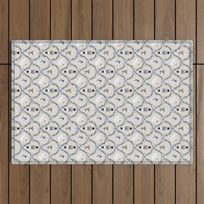 Charming Nutcracker Pattern Outdoor Rug Gallery Image 1