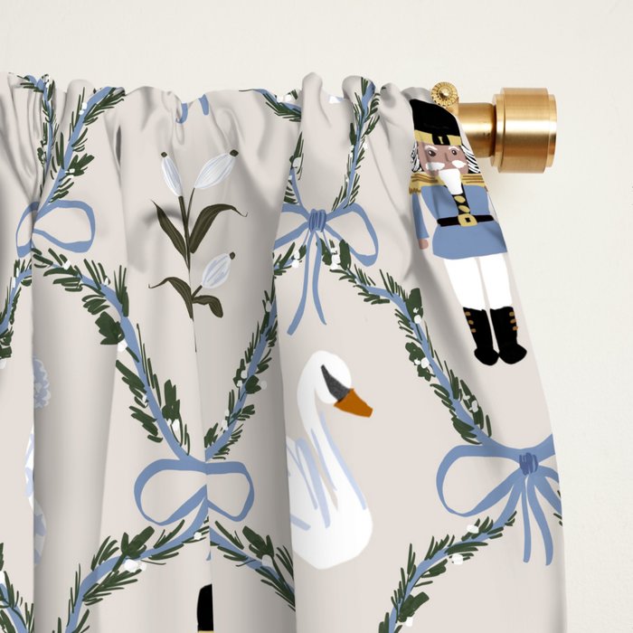 Charming Nutcracker Pattern Window Curtain Gallery Image 2