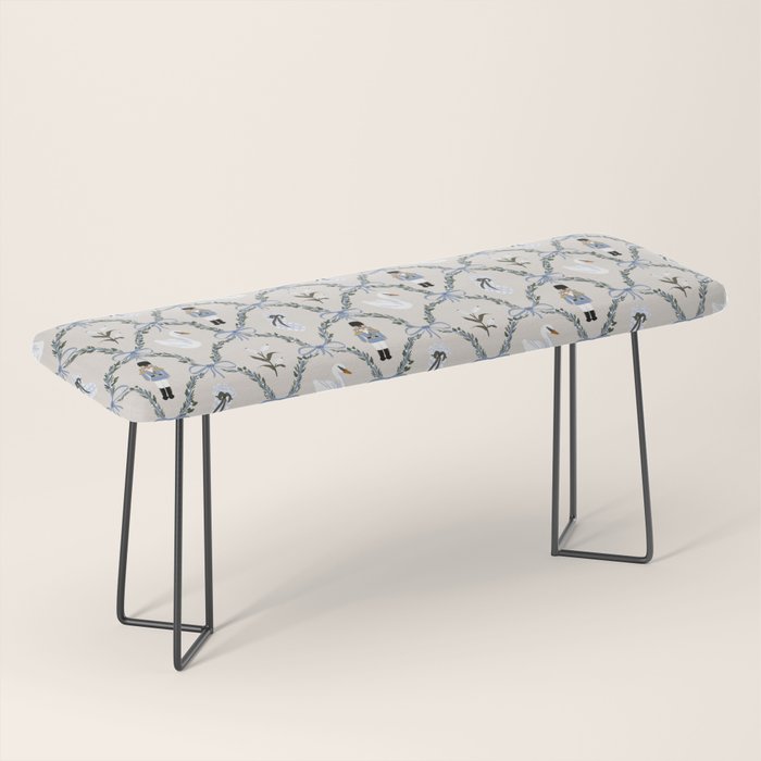 Charming Nutcracker Pattern Bench Gallery Image 1