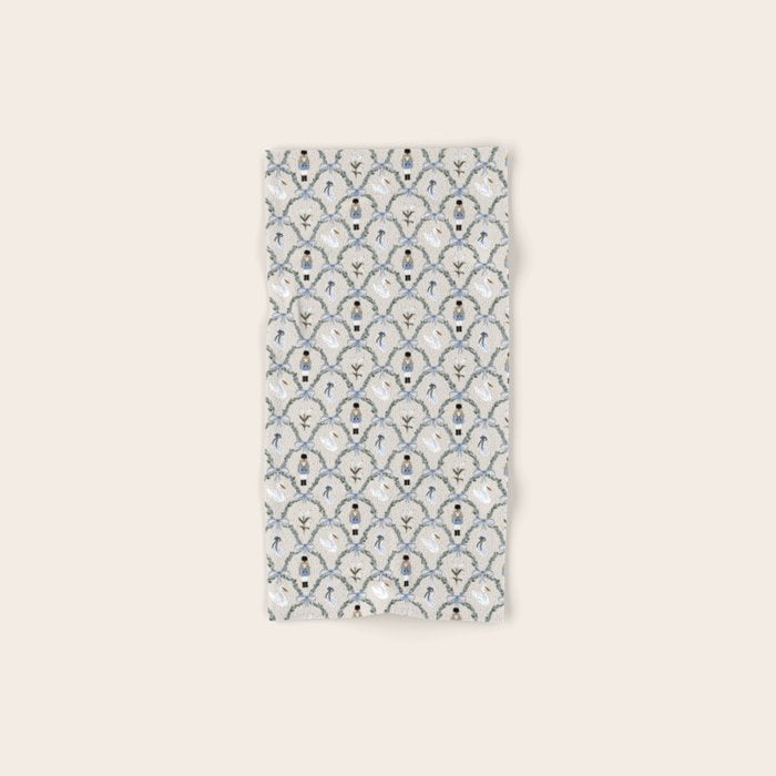 Charming Nutcracker Pattern Bath Towel Gallery Image 1