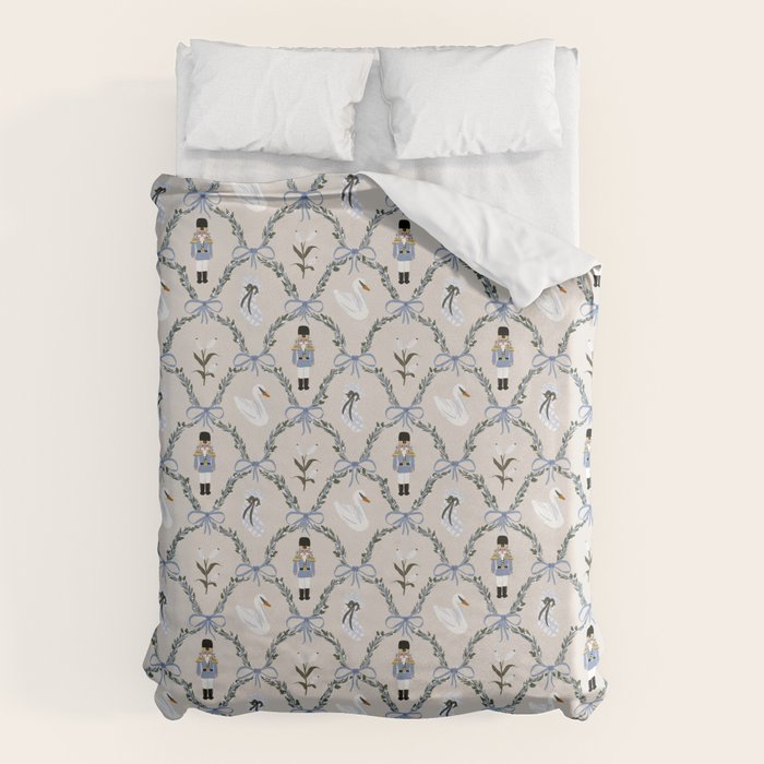 Charming Nutcracker Pattern Duvet Cover Gallery Image 1