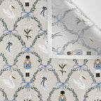 Charming Nutcracker Pattern Wall Tapestry Gallery Image 3