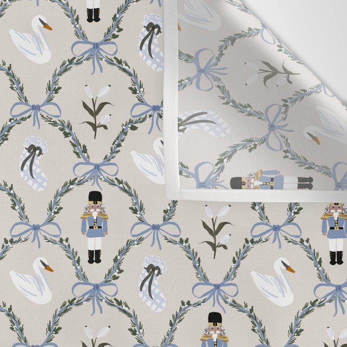 Charming Nutcracker Pattern Wall Tapestry Gallery Image 3