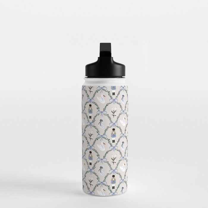 Charming Nutcracker Pattern Water Bottle Gallery Image 3
