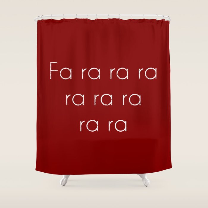 A Christmas Story Fa ra ra Deck the Halls Christmas Carol Shower Curtain Gallery Image 1