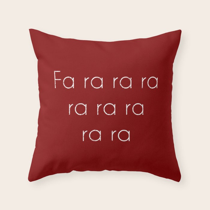 A Christmas Story Fa ra ra Deck the Halls Christmas Carol Throw Pillow Gallery Image 1