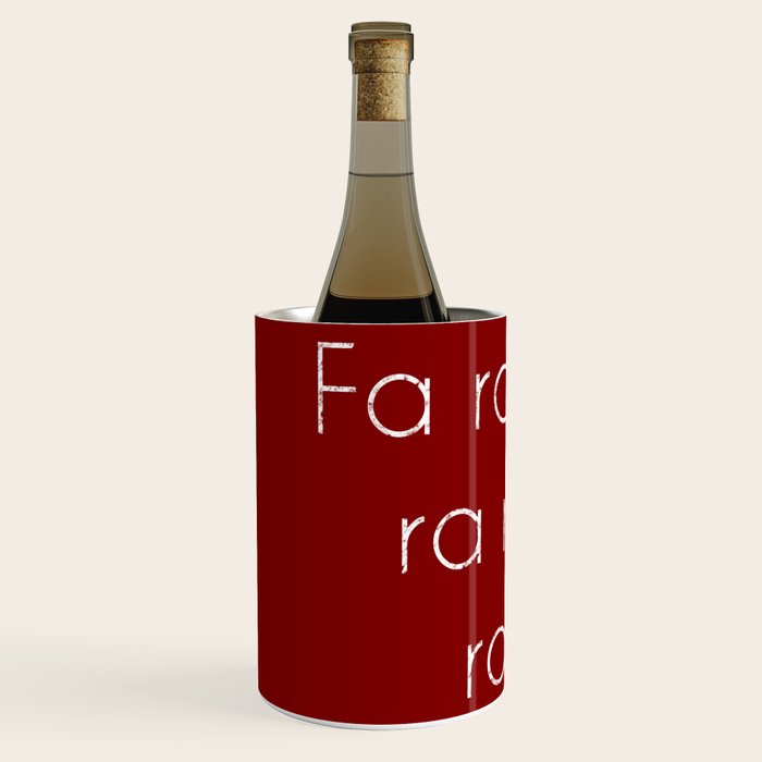 A Christmas Story Fa ra ra Deck the Halls Christmas Carol Wine Chiller Gallery Image 2
