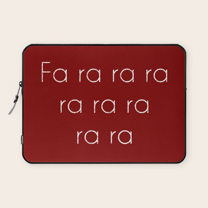 A Christmas Story Fa ra ra Deck the Halls Christmas Carol Laptop Sleeve Gallery Image 1